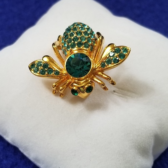 Joan Rivers Collection Pave Crystal Bee Pin - Picture 1 of 8